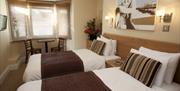 twin bedded room