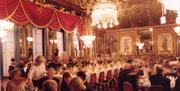 Banqueting room laid up