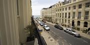 view from balcony