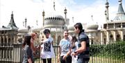 Students in front of the Royal Pavilion