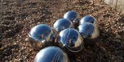 boules on beach