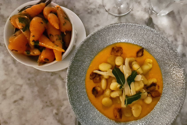 Pumpkin & Sage Gnocchi at Bistro du Vin, Brighton