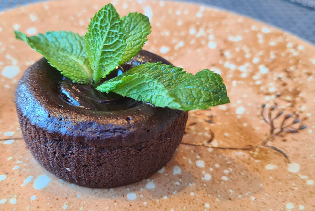 Mini Chocolate Dessert at Giggling Squid, Brighton