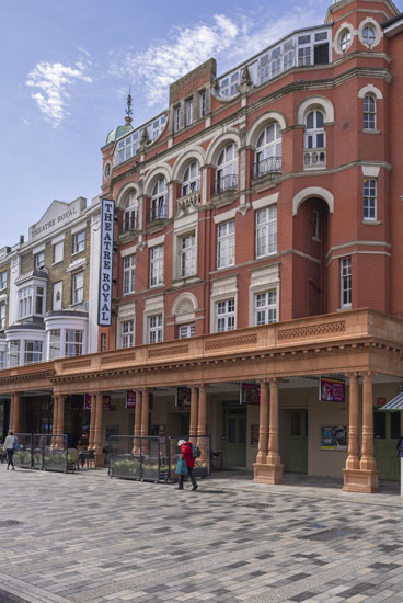 Exterior shot of Theatre Royal Brighton taken by James Ratchford
